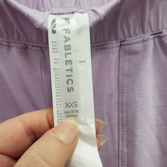 Fabletics Restoreknit Tapered Lounge Pant Sky Purple Heather Soft Jogger NWT XXS - Picture 4 of 7